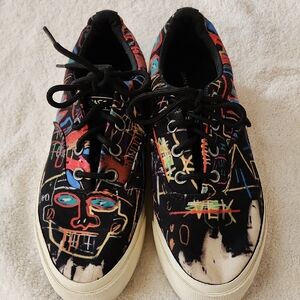 Converse Women's  M Basquiat Graphic Sneakers Size 8.5 Preowned